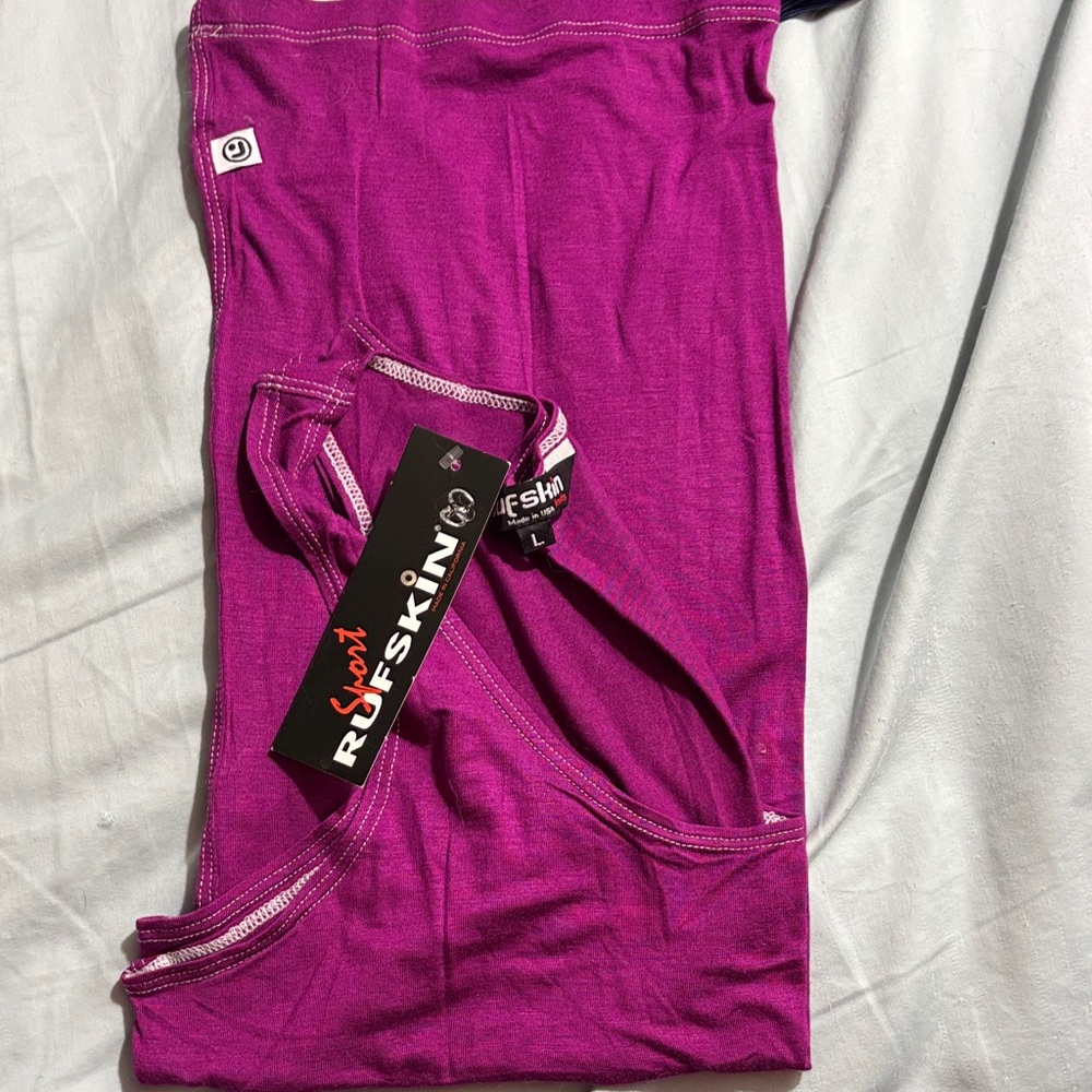Skin Purple Knit T-Shirt